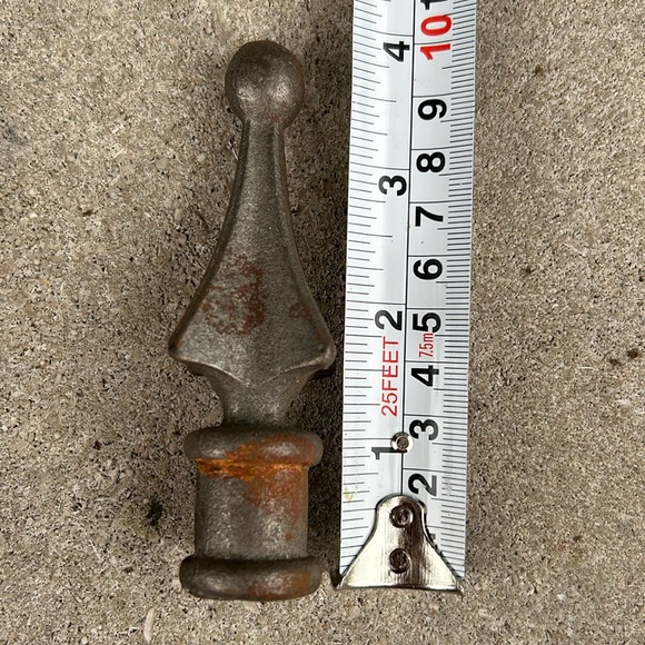 5 Decorative Iron Fenials, Fence / Gate Toppers - Picture 11 of 16